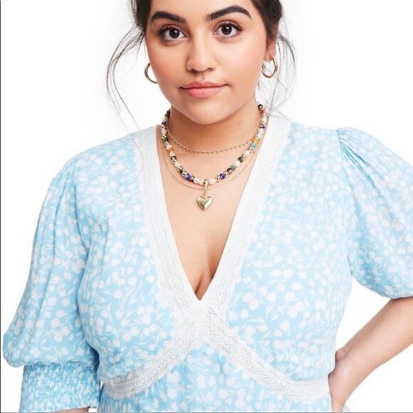 RIXO x Target Floral Puff Sleeve Swing Dress - Picture 4 of 5